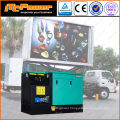 16kVA super Quiet diesel generator for LED mobile advertising trucks jiangsu supply